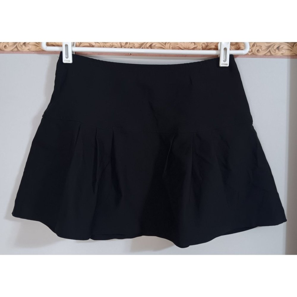 V&X Medium Black Mini Skater Preppy Retro Y2K Emo Goth Rock Punk Boho Skirt